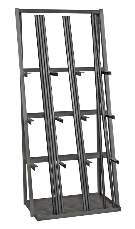 Durham Vertical Bar Rack 3000lbs Capacity Industrial Storage Gray Image 1