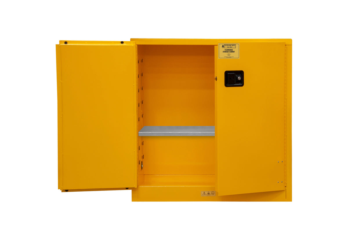 Durham Flammable Storage Cabinet with Multiple Capacities and Colors Image 23