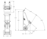 Valley Craft Deluxe Commercial Hand Trucks  4Wheel SpringLoaded Frame Image 10