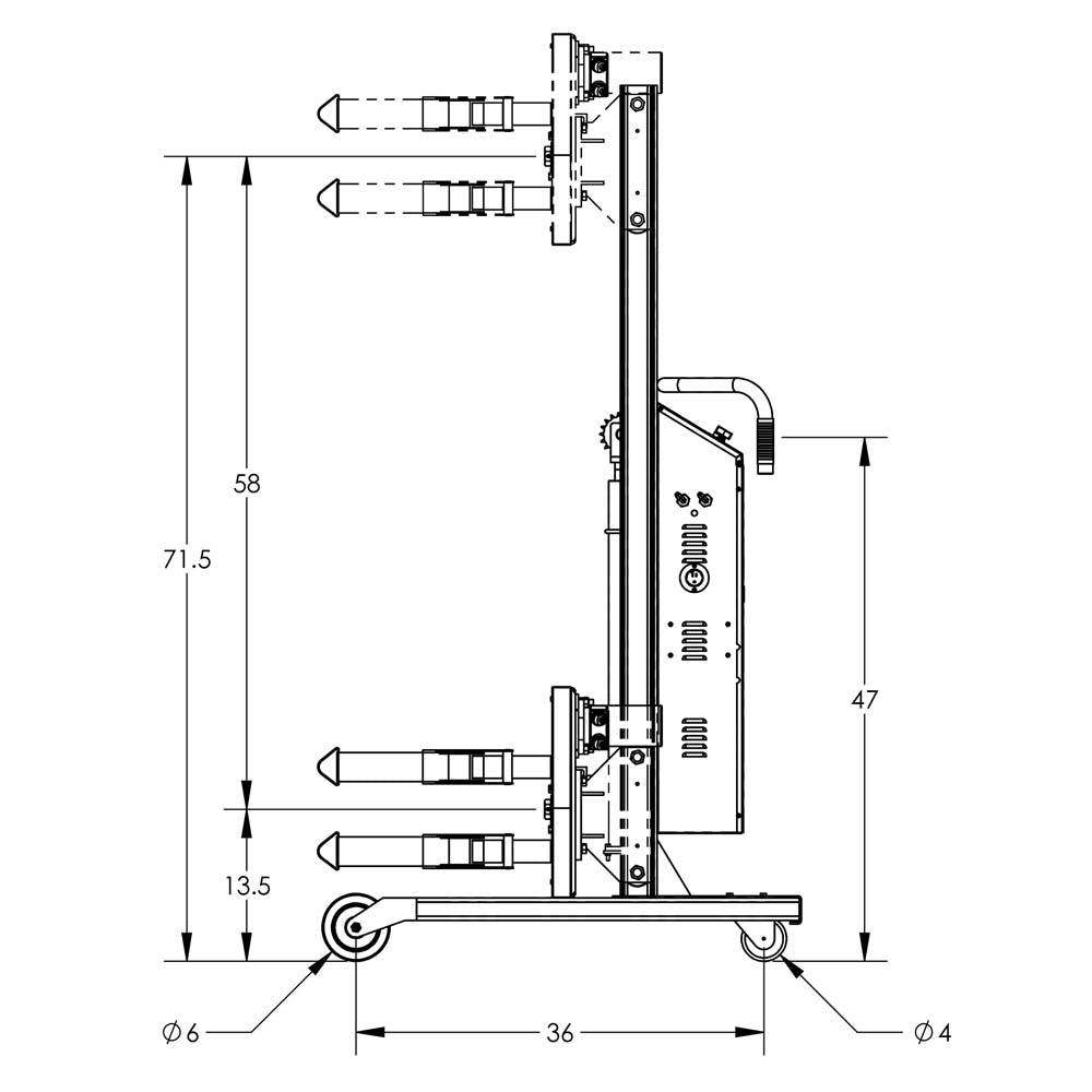 Valley Craft SemiActivated Drum Hoists  Rotators Image 46