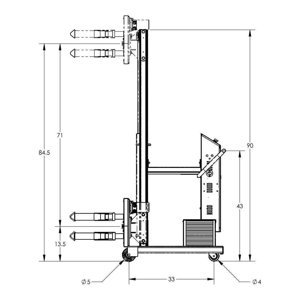 Valley Craft SemiActivated Drum Hoists  Rotators Image 91