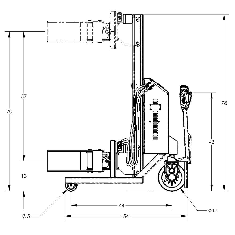 Valley Crafts Advanced Electric Powered Drum Lifts  Rotators Image 23