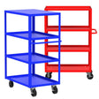 Valley Craft 4Shelf Utility Cart  Ultra Durable 12 Gauge Steel Design Image 1